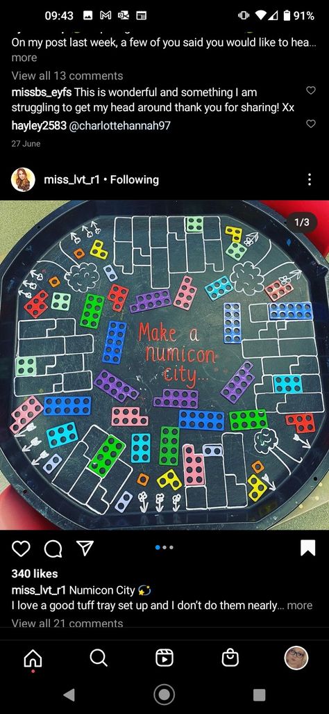 Numicon City Tuff Tray, Numicon City, Eyfs Maths, Early Years Maths, Tuff Spot, School Folders, Tuff Tray, Math Literacy, Adding And Subtracting