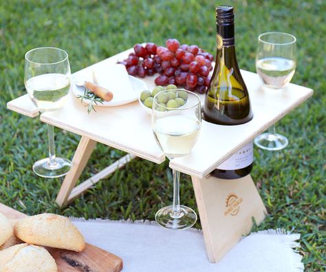 Square Picnic Table - Folding - Home Decor - Garden and outdoor furniture and accessories Square Picnic Table, Yacht Decor, Wine Picnic Table, Round Picnic Table, Wine Picnic, Folding Picnic Table, Table Folding, Notice Boards, Pin Boards