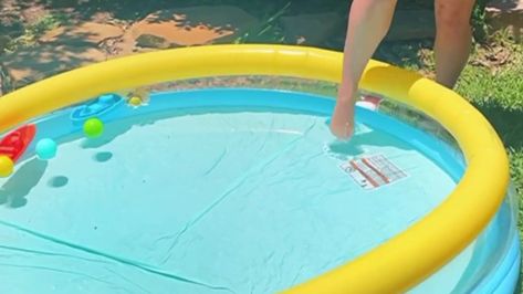 Pool Warmer, Childhood Aesthetic, How To Make Water, Paddling Pool, Swimming Gear, Kid Pool, Clever Hacks, Pool Water, Dark Colors