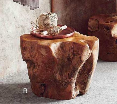 Roost Teak Root Table Trunk Furniture, Root Table, Interior Decorating Living Room, Amazing Furniture, Organic Furniture, Wooden Items, Southern Design, Stylish Lighting, Lighting Modern