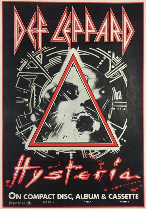 Def Leppard Poster, Def Leppard Albums, Def Leppard Band, Vintage Rock Tees, Def Leppard Joe Elliot, Guitar Studio, Purple Gothic, Poster Vintage Retro, Rock Band Posters