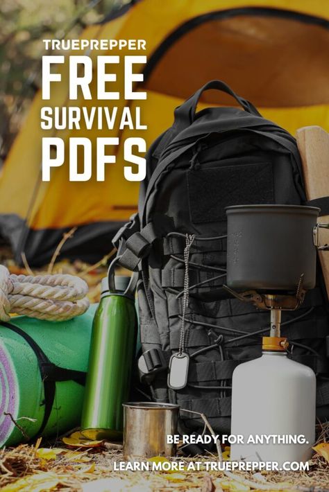 Free Survival PDFs, Manuals, and Downloads [Prepper Library 2022] - TruePrepper Best Survival Books, Survival Prepping Diy, Survival Food Storage, Survival Skills Emergency Preparedness, Off Grid Survival, Survival Books, Mess Kit, Emergency Survival Kit, Survival Skills Life Hacks