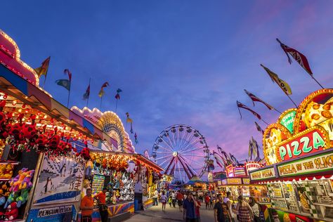 Tampa Downtown, Carnival Lights, Carnival Art, Food Fair, Carnival Food, Fairs And Festivals, Amusement Park Rides, Carnival Rides, Parc D'attraction