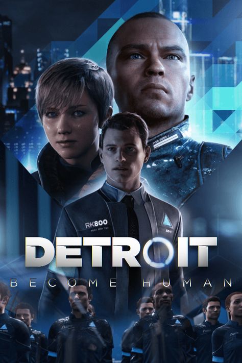 Detroit Become Human Actors, Detroit Become Human Game, Detroit: Become Human, Quantic Dream, Bryan Dechart, Jesse Williams, Becoming Human, Detroit Being Human, Video Game Posters