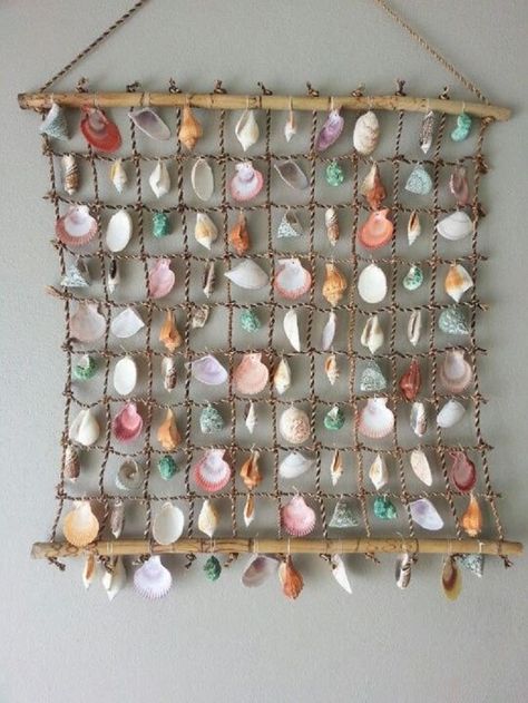 Seashell Crafts, Seashell Bathroom Decor, Summer Diy Projects, Shell Crafts Diy, Sea Shell Decor, Shell Decor, Beach Diy, Seashell Art, Beach Crafts