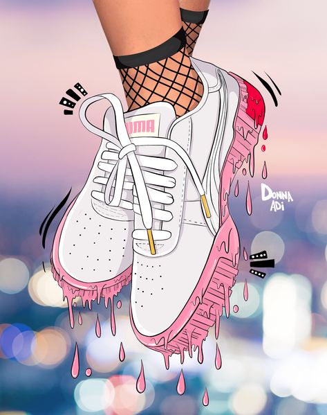 Cali Fashion, Illustration Courses, Iphone Wallpaper Aesthetic, Puma Cali, Money Hustle, Marketing Motivation, Wallpaper Iphone Wallpaper, Puma Sport, Doodle On Photo