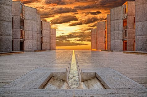 Luis Kahn, Surreal Architecture, Salk Institute, Magical Sky, Louis Kahn, Building Maintenance, Architecture Quotes, Open Layout, Urban Spaces