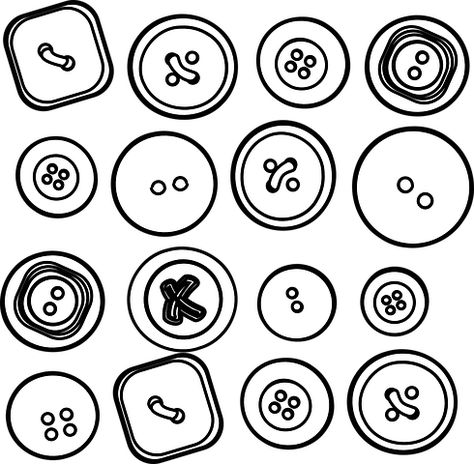 5,000+ Free Buttons & Icon Images - Pixabay Button Drawing, Button Illustration, Sewing Logo Design, Button Tattoo, Free Business Logo, Sewing Logo, Preschool Letter, Letter Crafts, 동화 삽화