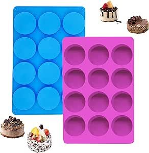 Oreo Mold Silicone, 2 PCS Silicone Mold Oreo Cookie Chocolate 12-Cavity Round Chocolate Covered Oreos Mold for Candy, Pudding, Mini Soap, Cupcake, Jello, Muffin Oreo Molds, Chocolate Covered Cookies, Oreo Biscuits, Baking Stuff, Cracker Cookies, Covered Oreos, Mini Soaps, Oreo Cookie, Chocolate Covered Oreos