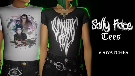 Scene Sims 4 Cc Male, Sally Face Sims 4 Cc, Sims 4 Sally Face Cc, Metal Head Sims 4 Cc, Sims 4 Silent Hill Cc, Sims 4 Cc Band Tees Male, Cc Sims4, Sims 4 Anime, Sally Face