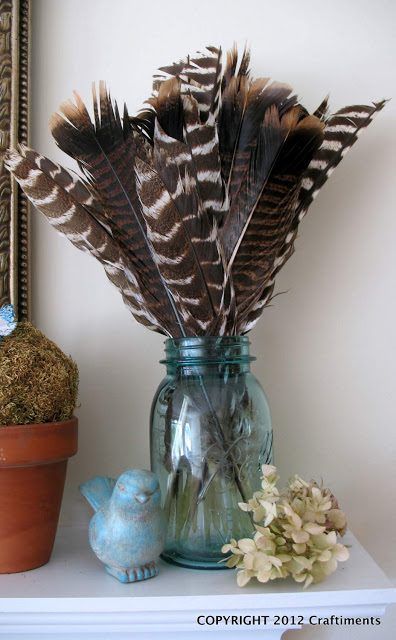 Hunting Lodge Decor, Christmas Lodge, Vase Transparent, Hunting Room, Build Yourself, Hunting Decor, Hunting Cabin, Feather Decor, Crafts Decor