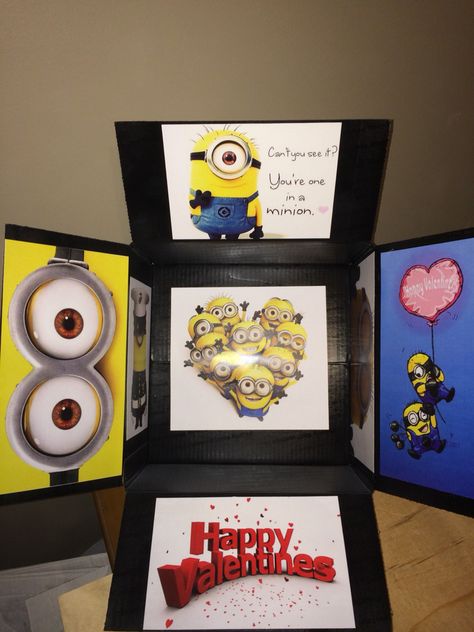 Chirstmas Gift, Diy Valentines Gifts, Diy Crafts For Gifts, Minions Funny, Diy Birthday Gifts, Care Package, Birthday Gift Ideas, Diy Birthday, Valentines Diy