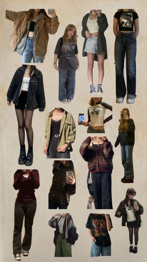 #collage#outfits#aesthetic#love Alternative Aesthetic Clothes, Celebrity Aesthetic Outfits, 90s Aesthetic Outfit Grunge, Grunge 90s Aesthetic Outfits, 90s Baddie Aesthetic Outfits, 90s Grunge Outfits Aesthetic, Indie Concert Outfit Fall, Summer Outfits Aesthetic Grunge, Grunge Autumn Outfit