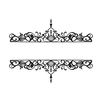 Template Border, Victorian Border, Border Drawing, Flourish Border, Image Border, Ornate Border, Wedding Borders, Simple Border, Victorian Frame