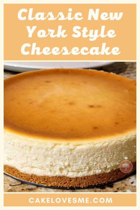 This classic New York-style cheesecake recipe is an iconic dessert that has transcended generations, captivating the hearts and taste buds of dessert enthusiasts worldwide. Best New York Style Cheesecake Recipe, 9” Cheesecake, The Best New York Style Cheesecake, Easy New York Cheesecake, New York Cheesecake Recipes Easy, Cheese Cakes Recipes Classic, Authentic Cheesecake, Classic Cheesecake Recipes, Baked Cheesecake Recipes