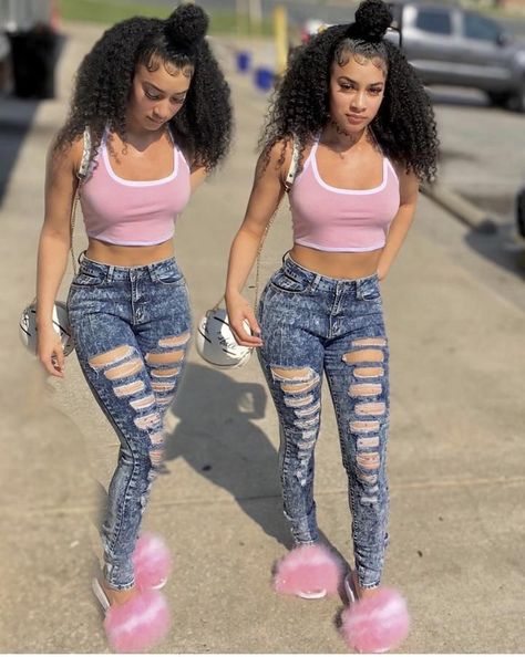 Baddie Barbie, Baby Purse, Mixed Baby, Bestie Outfits, Matching Outfits Best Friend, Teen Swag Outfits, Cute Birthday Outfits, Best Friend Outfits, Twin Outfits