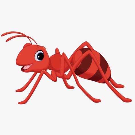 Ant Cartoon, Animal Alphabet Letters, Red Ant, Diy Tattoo, Cartoons Png, Animal Alphabet, Cute Cartoon Animals, Free Illustrations, Amphibians