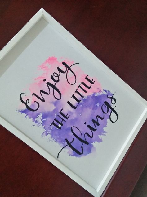 Quotes With Brush Pens, Canvas Painting With Brush Pens, Calligraphy With Background, Calligraphy With Watercolor, Calligraphy Using Brush Pen, Aesthetic Drawing With Brush Pens, Brush Pen Calligraphy Ideas, Brush Pens Painting, Things To Draw With Brush Pens