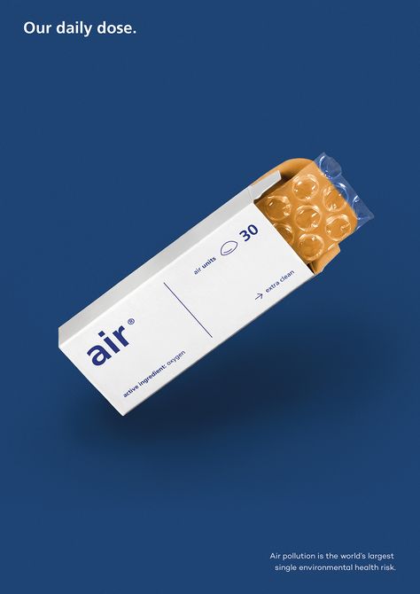 Air is Medicine Publicidad Creativa, Air Space, Foto Art, Air Pollution, Creative Ads, Creative Advertising, Advertising Design, Conceptual Art, Design Agency