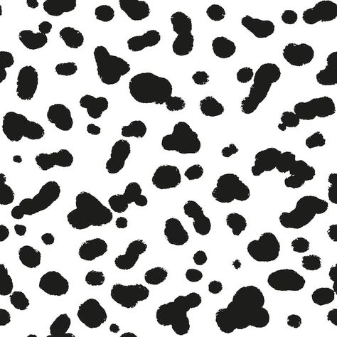 Dalmatian Spots Template, Cruella Background, Dog Illustration Art, Dalmation Print, Dalmatian Pattern, Paw Wallpaper, Dalmatian Spots, Dalmatian Print, Hipster Wallpaper