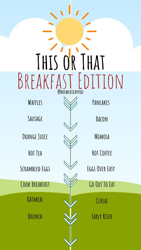 Breakfast Edition of This or That Template for Instagram or Facebook Story created by @BrewedTea4You This Or That Interactive Post, This Or That Thursday, This Or That Images, Easter This Or That, This Or That Spring Edition, This Or That Template Instagram Story, This Or That Friends Edition, This Or That Questions Food, This Or That School Edition