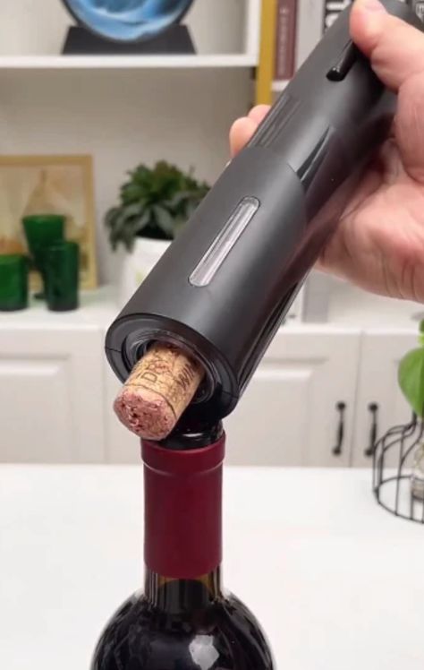 This amazing set includes an electric wine opener, a foil cutter, a vacuum stopper, and a pourer. The electric wine opener is battery-operated and can open a bottle of wine in seconds. The foil cutter makes it easy to remove the foil from the bottle, and the vacuum stopper keeps your wine fresh after opening. The pourer helps you pour wine evenly into glasses. The Electric Wine Opener Set is perfect for wine lovers, parties, and even just a casual night in. Open Wine, Electric Wine Opener, Bar Party, Wine Opener, Wine Bottles, Can Opener, Wine Lovers, Battery Operated, Home Bar