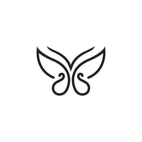 Butterfly Logo Design, Logo Design Agency, Moonlight Photography, Aries Tattoo, Butterfly Logo, Graphic Design Tutorials, Logo Design Template, 로고 디자인, Butterfly Design