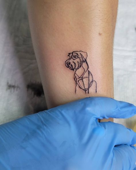 Line minimalist tatoo Schnauzer Line Tattoo, Small Schnauzer Tattoo, Giant Schnauzer Tattoo, Dog Tattoo Schnauzer, Schnauzer Outline Tattoo, Schnauzer Tattoo Minimalist, Mini Schnauzer Tattoo, Miniature Schnauzer Tattoo, Dog Tattoo Ideas Minimalist