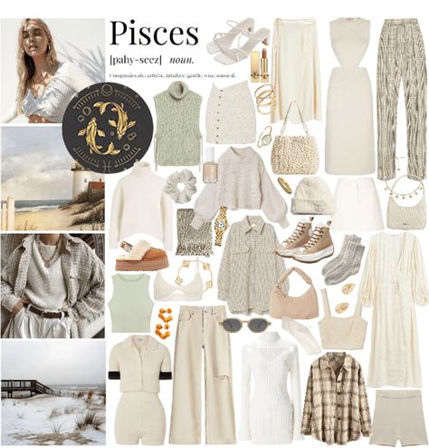 Pisces Venus Outfits Aesthetic, Venus In Pisces Style Outfits, Pisces Style Aesthetic, Pisces Fashion Outfits, Venus Sign Pisces Style, Pisces Rising Aesthetic Outfits, Pisces Venus Fashion, Gemini Rising Outfits, Pisces Fashion Aesthetic