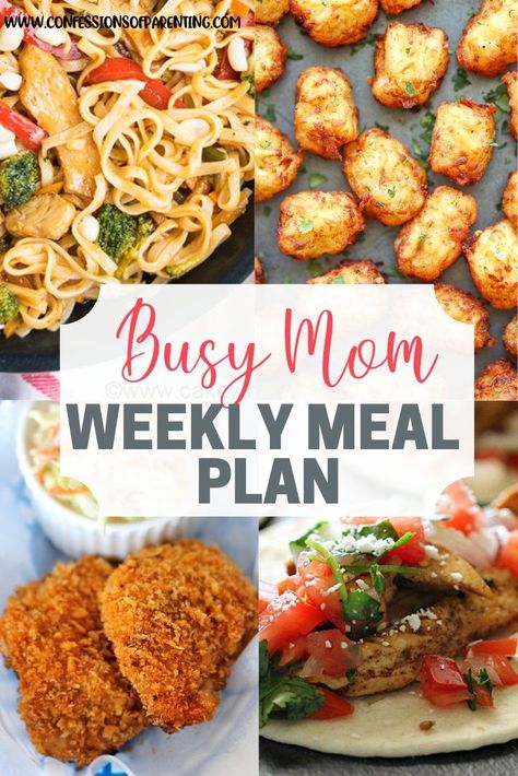 Planning Meals For The Week Families, Essen, Family Meal Prep For The Week, December Food, Weekly Meal Plan Family, Pretty Mindset, Healthy Weekly Meal Plan, Family Meal Prep, Complicated Recipes
