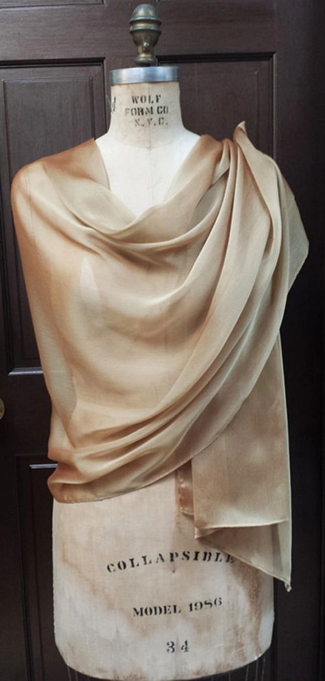 Formal Wrap, Outfit Large, Gold Shawl, Scarf Coverup, Evening Shawls, Chiffon Shawl, Chiffon Wrap, Wedding Shawl, Wrap Scarf