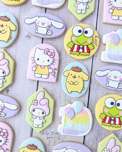 Is there anyone who doesn’t like Sanrio characters?! . . . . . . #mycookiespace #lacookies #labaker #lasweets #ladesserts #latreats #lapartyfavor #losangelescookies #losangelescustomcookies #customcookieslosangeles #losangelespartyfavors #partyfavorslosangeles #decoratedcookieslosangeles #sugarcookieslosangeles #fyp #foryoupage #fypシ #fypage #foryourpage❤️ #fypage✨ #lacookier #lacookielady #losangelescookier #sanrio #sanriocookies #sanriocore #sanriocharacters #sanrioparty #sanriobirthday #sa... Sanrio Cookies, Sugar Cookie Designs, Kitty Party, Hello Kitty Party, Cookies For Kids, Cookies Decorated, Cat Party, April 19, Cookie Designs