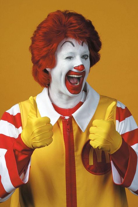 Ronald Mcdonald Costume, Homemade Crumpets, Chicken Honey, Stay At Home Mum, Vinyl Bumper Stickers, Baked Vegetables, Clowning Around, A Clown, Clown Makeup