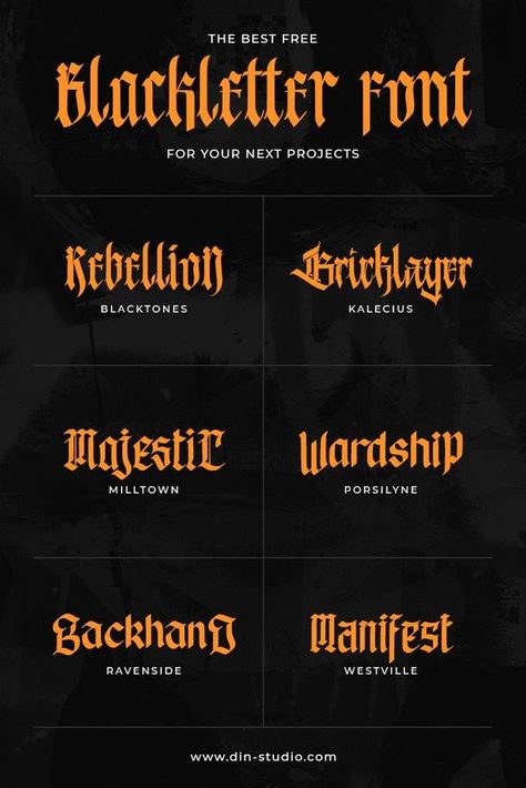 Best Blackletter Font Dafont fonts Font fonts #font #fonts #dafontfonts Script Fonts #scriptfonts 3.1346 Zine Typography, Dark Fonts, Dafont Fonts, Font Love, Fonts Handwriting Alphabet, Medieval Manuscripts, Blackletter Font, Gothic Font, Graffiti Lettering Fonts