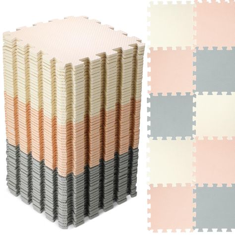 PRICES MAY VARY. Interlocking Design Foam Mat Set: you will receive 60 pieces of foam puzzle floor mats, and each mat measures about 12 x 12 inches in square and is 0.3 inches thick, can be assembled, and is equipped with a sufficient amount of borders to give a smooth and neat edge when assembled Soft and Easy to Clean: this foam puzzle floor mat is made of quality EVA foam, which is soft to provide a safe play area for children and babies and reduce the possibility of injury, and this patchabl Rugs For Classroom, Classroom Rug Alternatives, Neutral Playroom Decor, Classroom Carpet Alternatives, Daycare Decorating Ideas, Daycare Classroom Decor, Counselor Classroom, Toddler Daycare Rooms, Yoga Rooms