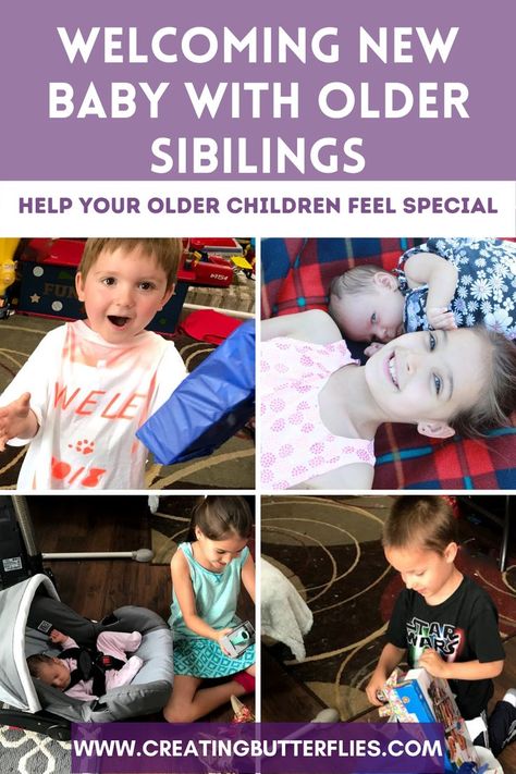 Are you expecting your second, third, or fourth child? Bringing home a new baby when you already have a child at home is very different than welcoming your first child. Find some tips and tricks for helping your older children feel special when so much attention is on the new baby. New Baby with Older Children | Newborn and Sibling | Gifts for Older Siblings of New Baby | Gifts for Older Sister | Gifts for Older Brother | Older Sibling Problems | Sibling Rivalry Solutions | Sibling Rivalry