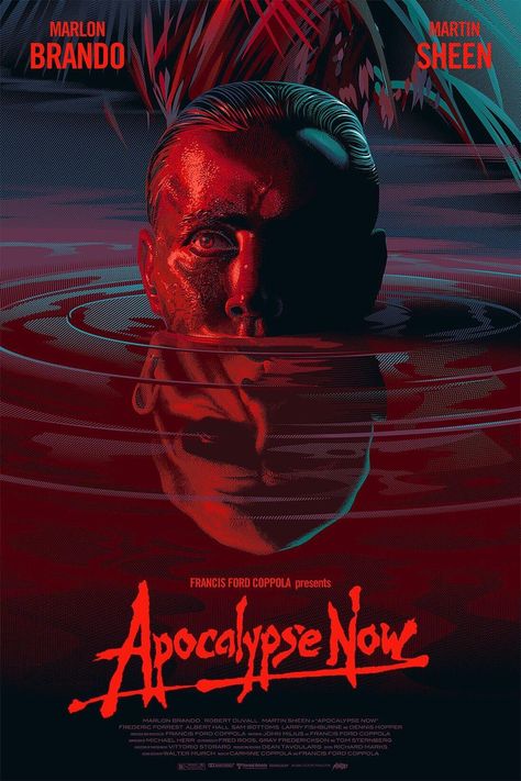 Apocalypse Now Movie, Posters Illustration, Mondo Posters, Film Cult, Apocalypse Now, Film Posters Art, Martin Sheen, Robert Duvall, Best Movie Posters