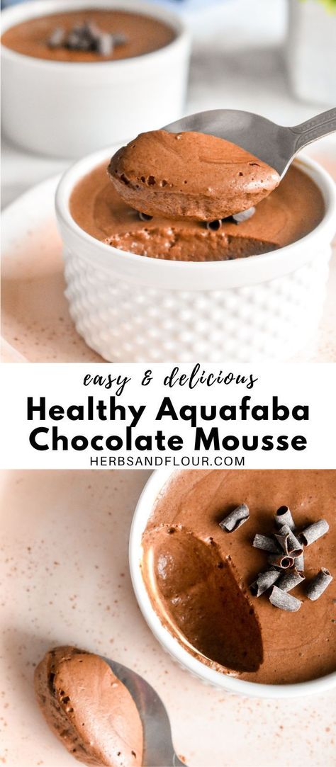 Chickpea Water Mousse, Aquafaba Recipes Healthy, Chickpea Chocolate Mousse, Recipes With Aquafaba, Chickpea Juice Recipes, What To Do With Aquafaba, Chickpea Liquid Recipes, Vegan Aquafaba Recipes, Chickpea Pudding