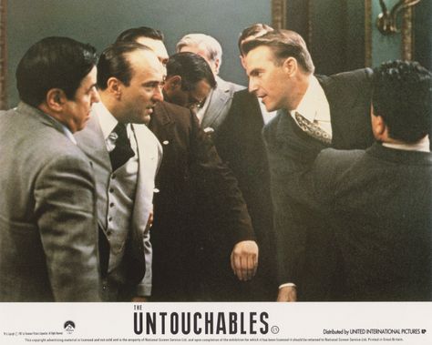 The Untouchables (1987) ~ cinema lobby cards The Untouchables Poster, Gangsta Movies, Cinema Lobby, Eliot Ness, The Untouchables, Charles Martin, Andy Garcia, Long Books, Al Capone