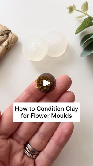 237K views · 8K reactions | Clay Tips: 
Did you know that if you add a good amount of clay softener and mix it well with the clay it becomes gooey, perfect for intricate flower moulds 🥰
I’ve tried this method recently and the results are outstanding! I’ve always conditioned my clay but not to this extent, it really worked for me so well! Hope you find it helpful or maybe you we’re doing it already 💕let me know what you think xx 

#polymerclay #polymerclayearrings #claylove #claycutter #polymerclaycutter #clayjewelry #polymerclayjewelry #clayearrings #heartjewelry #heartearrings #floraljewelry #veeclaydesign #smallbiz #slowfashion #trinketdish | VeeClayDesign Clay Tips, Flower Molding, Resin Design, Floral Jewellery, Ceramic Clay, Polymer Clay Crafts, Clay Projects, Air Dry Clay, Heart Jewelry