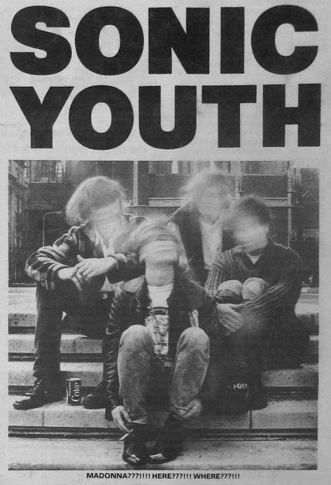 Sonic Youth.. Sonic Youth, A Magazine, Newspaper, Sonic, Magazine, Band