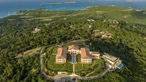 Inside Terraces Mustique, the most expensive Caribbean home Caribbean Homes, Marketing Brochure, Caribbean Island, Expensive Houses, Remote Island, Beach Chic, Painted Ceiling, Green Landscape, Running Water