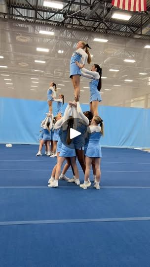 8.3K views · 866 reactions | We’re back tomorrow 👏🏼🤩  See you at the @priorlakecheer Santa’s Cheer Shop competition!  #compweekend #wearejefferson #letsfly #WNBWB #CTL #cheerleading #pyramid #highschoolcheer #cheerstunt #journeytonationals #progressoverperfection #championminded #cheer | Bloomington Jefferson Varsity Cheer Easy Cheer Stunts For Beginners, Cheer Stunts For Beginners, Easy Cheer Stunts, Easy Cheers, Cheerleading Pyramid, Varsity Cheer, High School Cheer, Cheer Stunts, 10k Views