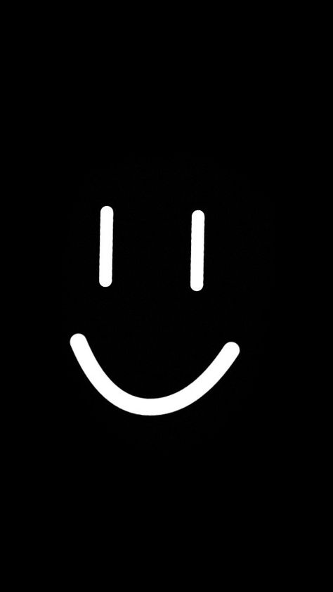 Smiley Wallpapers, Black Smiley Face, Baseball Wallpaper, Face Wallpaper, Laughing Emoji, Fake Smile, White Smile, Highlight Cover, Black Screen