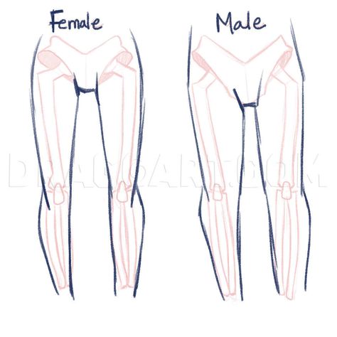 How To Draw Anime Anatomy, Step by Step, Drawing Guide, by PuzzlePieces | dragoart.com Vintage Prom Dresses, Female Legs, Dress Mid Length, Výtvarné Reference, Polka Dot Party, Body Drawing Tutorial, Graduation Gown, Human Drawing, Anatomy Sketches