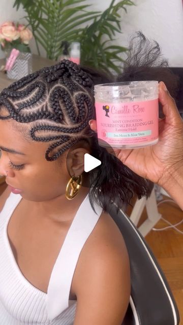 XIA CHARLES on Instagram: "Had to hop on trend real quick with this one with the help of @camillerosenaturals 🌸🌸 She a braided baldie baddie😍  @kerrishatichiana 

Products used: 10/10 for moisture, hold and shine
Mint conditioning braiding gel
Style & set foam
Braid and scalp spray

Only available at camillerose.com" Baldie Baddie, Scalp Spray, Hair Affair, Real Quick, Styling Gel, Goddess Braids, Hairstyles With Bangs, Wavy Hair, Fashion Set