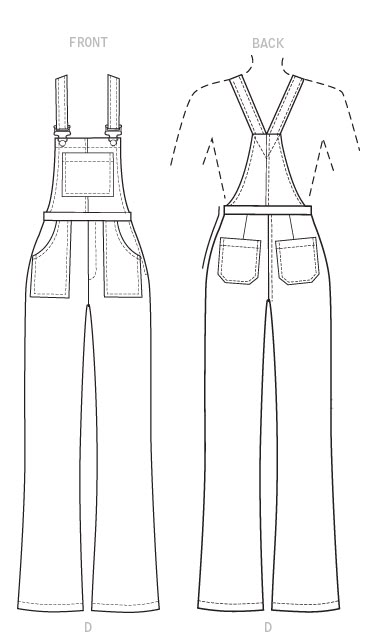 Overalls Technical Drawing, Free Overall Sewing Pattern, How To Draw Overalls, Dungarees Drawing, Overalls Sketch, Jumpsuit Flat Sketch, Overalls Drawing Reference, Overall Sketch, Overall Jeans Outfit