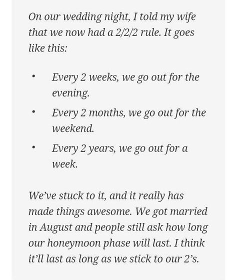 2/2/2 rule for dating your significant other  #marriedlife #marriedwithchildren #dateyourspouse 2 2 2 Rule, Marriage Rules, Relationship Killers, It Goes Like This, To My Future Husband, Dating Rules, Dear Future Husband, Future Wedding Plans, Marriage Quotes