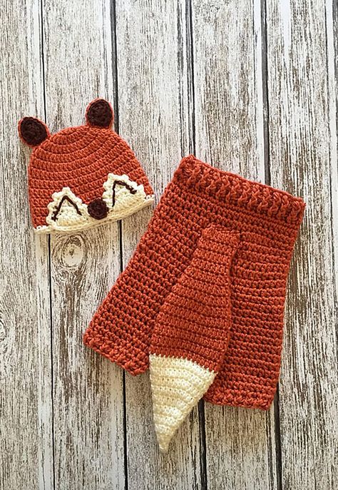 13 Crocheted Baby Halloween Costumes - Cutest Crocheted and Knitted Halloween Costumes for Newborns Baby Harry Potter Costume, Newborn Fox Outfit, Baby Elephant Costume, Baby Bunny Costume, Fox Baby Clothes, Crochet Halloween Costume, Fox Outfit, Crochet Baby Costumes, Fox Costume