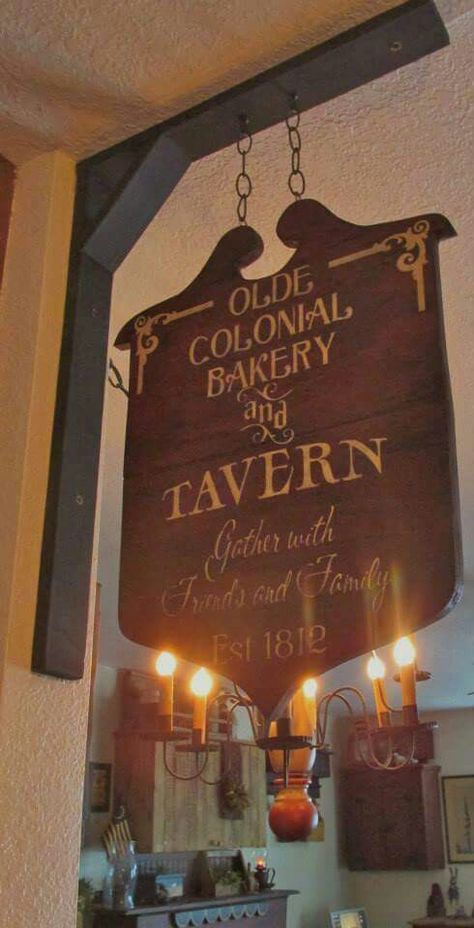 Taverna Medieval, Colonial Tavern, Tavern Decor, Dnd Room, Tavern Sign, Bar Signage, Medieval Party, Apartment Vibes, Custom Business Signs